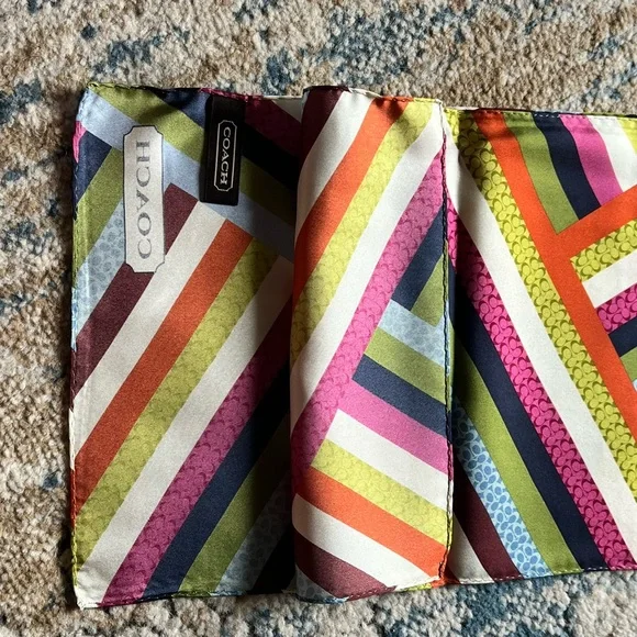 Vintage Coach Multicolor Scarf - Picture 4 of 7